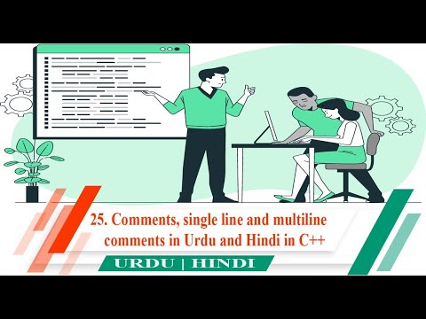 25. Comments, single line and multiline comments in c++ in Urdu and Hindi