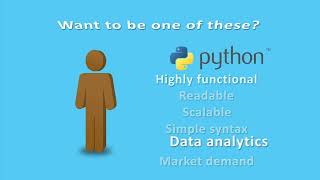 Python courses infographic video