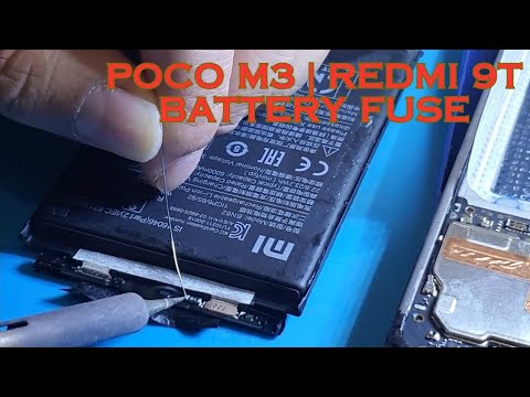 Poco M3/Redmi 9T unexpected shutdown solution | Battery BMS fuse bypass..