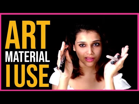 Art Materials I use for Drawing || Doodling || Painting(हिंदी में)