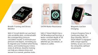 SKG V7 Smart Watch: User Guide & Manual for Connect, Track & Customize