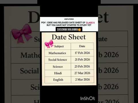 BOARD 2026 SYLLABUS  ❣️@therishabhhh_01 @CarryMinati #funny #boardexam