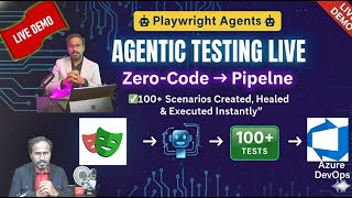 Playwright MCP - Lesson 07 | Agentic AI Test Automation | 100+ Scenarios Planned, Generated, Healed