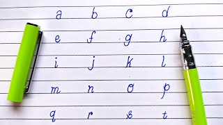 Small letter writing by fountain pen | abcd | #handwriting_guide