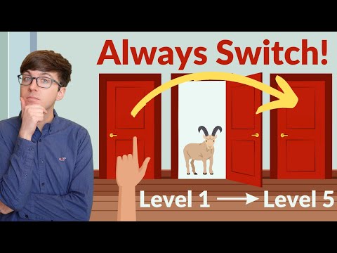 This Simple Puzzle Tricks Mathematicians -- Monty Hall Problem in 5 Levels