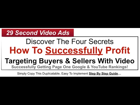 29 Second Video Ads | How To use Google and YouTube in-stream