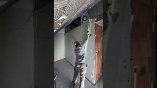 Ever seen a technique like this? #plastering  #diy #construction #wall