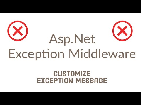Asp.Net ExceptionMiddleware | Custom Exception Error Message