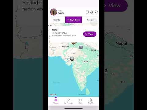 Explore whats happening or whose nearby with Together 🎶 #ios #flutter #android