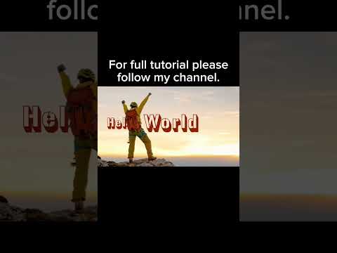 Turn your photo into 3D scene in PowerPoint #shorts #powerpoint #tutorial #3d