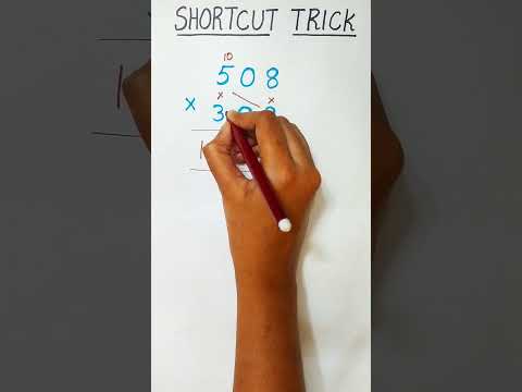 “Multiply Big Numbers in Seconds! 😲 | Secret Trick Revealed” #MathTricks #MultiplicationTrick#shorts