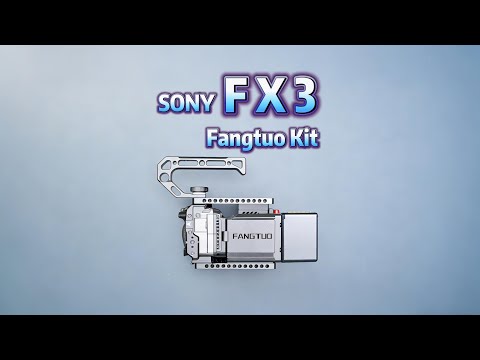Finally found a V-mount battery-powered kit that works with any camera and any cage#fangtuo