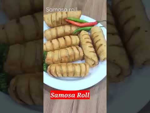 yummy samosa roll 1min #shorts #youtubeshorts
