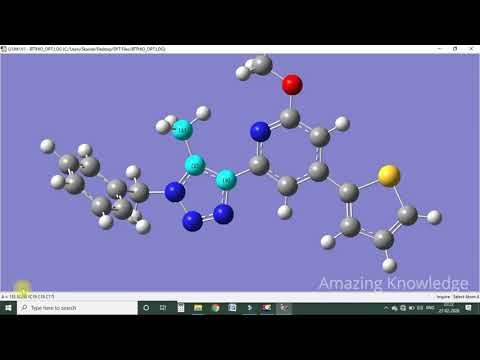 How to analyze Gaussian output file using GaussView software