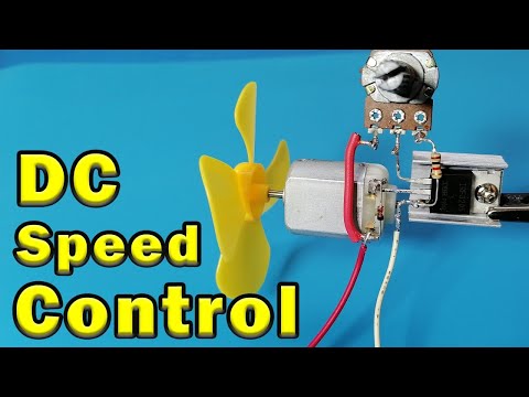 how to make Simple dc motor speed control circuit |Speed Control - Part 1