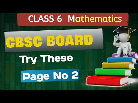 Class 6 Mathematics (Try These)