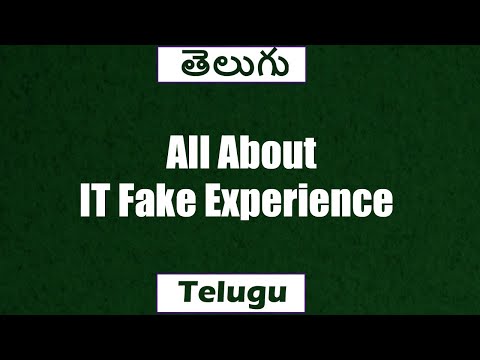 All About Software Fake Experience Explained in Telugu