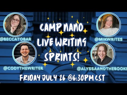 💻 write with us 💻 camp nano writing sprints 🌟
