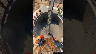 Cement Mixer Misfires After Wrong Signal — Workers Run as Site Turns Into a Cement Pool Pt2 #shorts