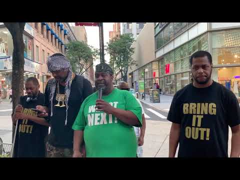 My Outtasite World:  Elder Terah brings the fire out in downtown Brooklyn 🔥🔥🔥