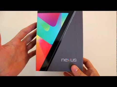Google Nexus 7 - Unboxing de la tablette