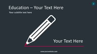 Education Infographic - Animated PowerPoint Template