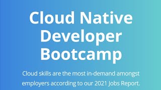 Linux Training and Certification: Cloud Native Developer Bootcamp.