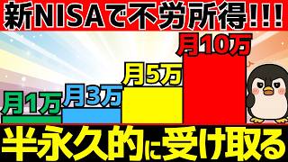 【完全版】新NISAで月10万円の資産収入を作る方法【インフレ/配当金/不労所得】
