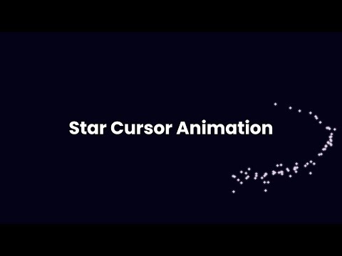 Create AMAZING Star Cursor Animation in Minutes with CSS & JavaScript