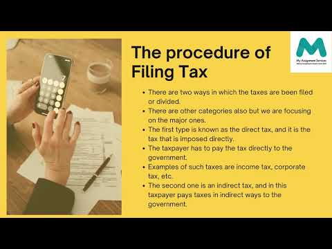 Concepts of Taxation for Supporting Your Academic Work