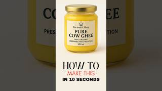 How to make pure ghee in 10 seconds |  Design using AI in 10 seconds #designchallenge #chatgptdesign