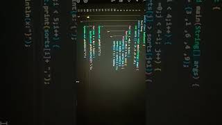 java sorting program #java#coding #programminglanguage #sorting