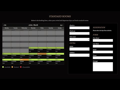 WpDevArt Booking Plugin and WordPress Hotel Booking Theme