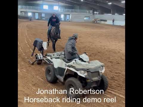 Jonathan Robertson Horseback riding demo reel.