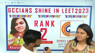 IPU LEET Toppers के राज RAVI के साथ और IPU LEET RANK 2 का फीडबैक जीसीसी की लीटकोचिंग आफ्टर डिप्लोमा
