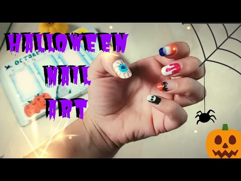 5 easy Halloween Nail Art || Nail Art Ideas