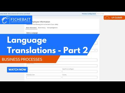 Language Translations in Forms Layout Designer - Part 2