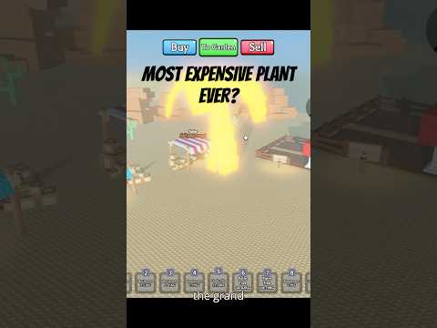 I got the MOST EXPENSIVE Plant in Grow Money???🌈🌴 #roblox #growmoney #gaming #expensive