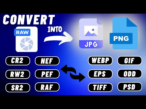 How to Convert RAW Images to JPG or PNG Images | How to Convert NEF to JPG | 100% Free Online Tool