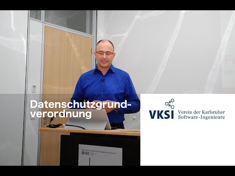 VKSI Sneak Preview: Datenschutzgrundverordnung, Rechtsanwalt und Fachanwalt für IT-Recht Timo Schutt
