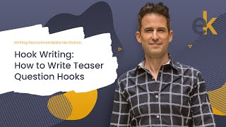How to Write Teaser Question Beginning Hooks || Hook Writing for Nonfiction Books