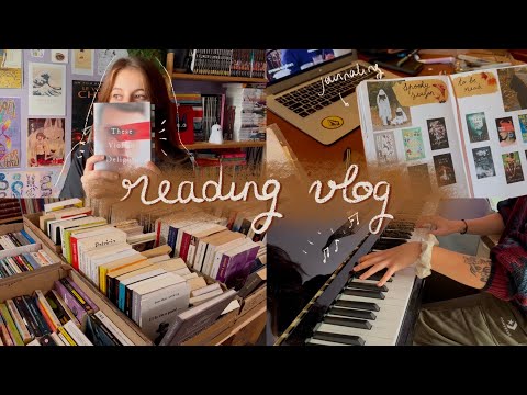 a slow reading vlog: a disturbing book, journaling and practicing piano (no spoiler) 🍂