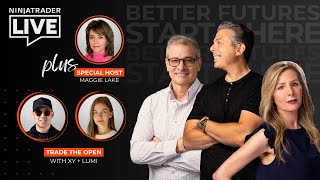 NinjaTrader Live | Trading + Analysis w/ Maggie Lake, Lawrence Lepard, Xy + Lumi, Leo + Salma 1/5/26