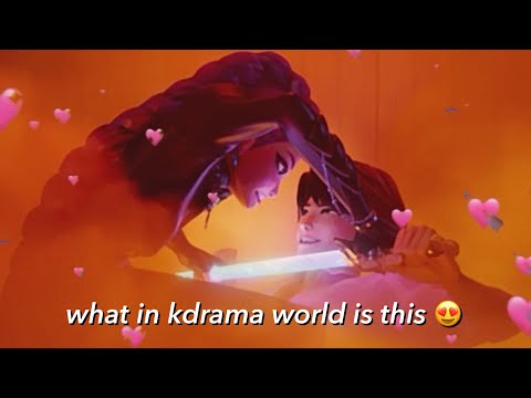 rumi and jinu being kdrama coded for 4 minutes (KPop Demon Hunters)