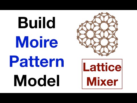 Make Moire Pattern Models with LatticeMixer