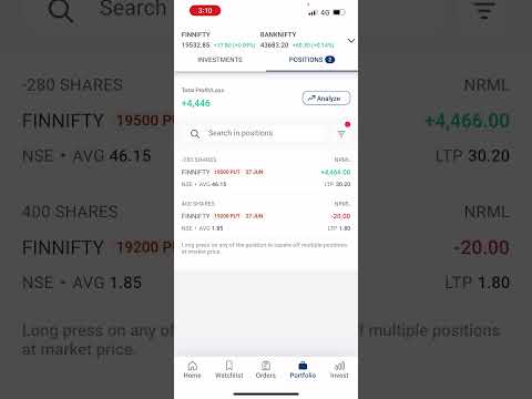 Finnifty #option selling #26 June 2023
