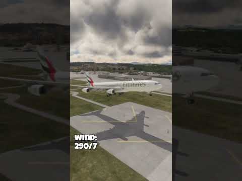 EMIRATES A340 SMASH LANDING! 💥 #shorts