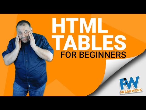Html Tables For Beginners | Tables in HTML email