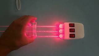 The refraction and reflection effects.