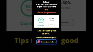 unacademy relevel frontend development test experience and tips on @BeaProgrammer